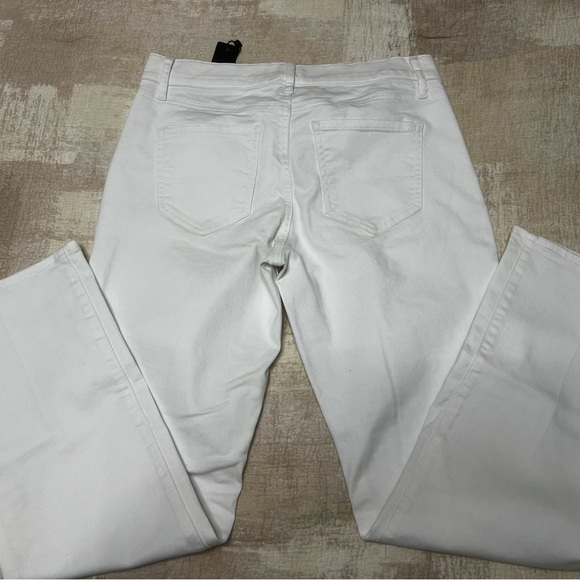 EXPRESS Editor White Jeans NWT Size 8S - Picture 6 of 7